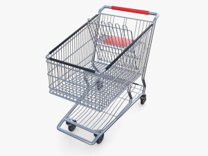 Shopping cart v6 3D Model
