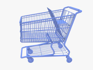 Shopping cart v6 3D Model