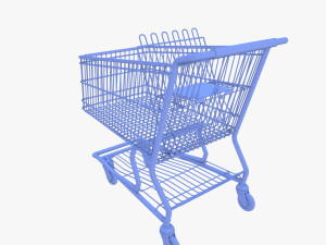 Shopping cart v6 3D Model