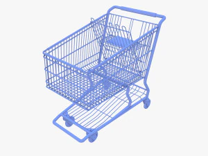 Shopping cart v6 3D Model