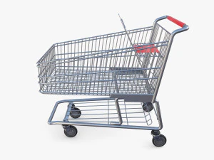 Shopping cart v7 3D Model
