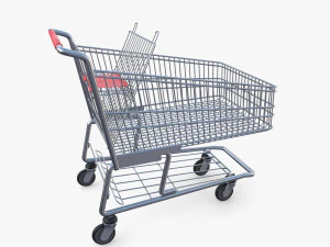 Shopping cart v7 3D Model