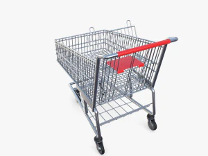 Shopping cart v7 3D Model