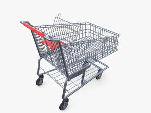 Shopping cart v7 3D Model