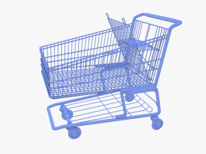 Shopping cart v7 3D Model