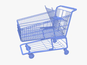Shopping cart v7 3D Model