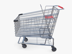 Shopping cart v8 3D Model