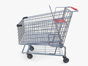 Shopping cart v8 3D Model