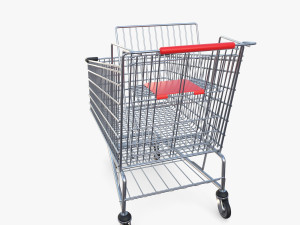 Shopping cart v8 3D Model