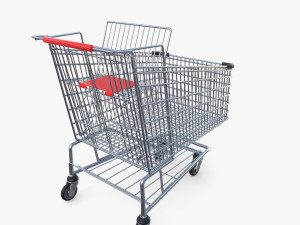 Shopping cart v8 3D Model