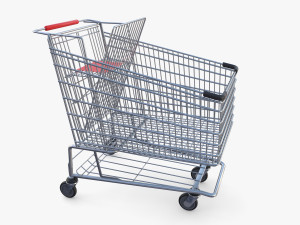 Shopping cart v8 3D Model