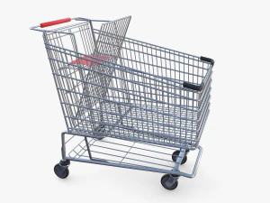 Shopping cart v8 3D Model