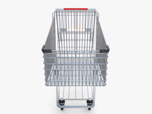 Shopping cart v8 3D Model