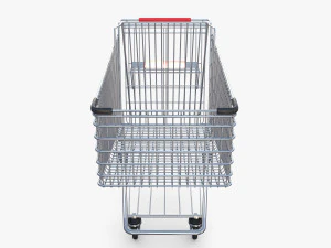 Shopping cart v8 3D Model