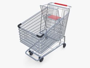 Shopping cart v8 3D Model