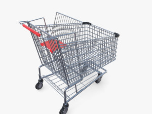 Shopping cart v8 3D Model