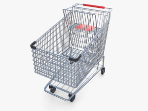 Shopping cart v8 3D Model