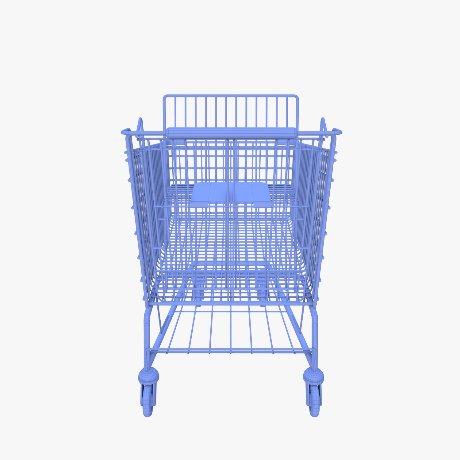 Shopping cart v8 Modello 3D in Carrello Spesa 3DExport