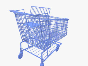 Shopping cart v8 3D Model