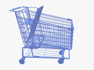 Shopping cart v8 3D Model