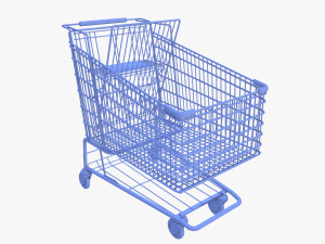 Shopping cart v8 3D Model