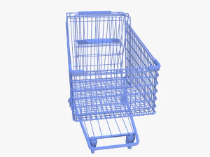 Shopping cart v8 3D Model