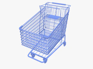 Shopping cart v8 3D Model