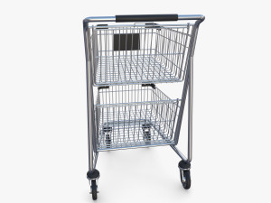 Shopping cart v9 3D Model