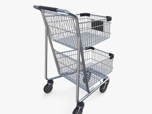 Shopping cart v9 3D Model
