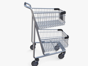 Shopping cart v9 3D Model