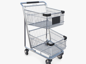 Shopping cart v9 3D Model