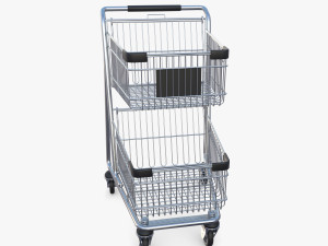 Shopping cart v9 3D Model