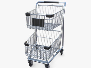 Shopping cart v9 3D Model