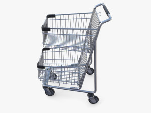Shopping cart v9 3D Model
