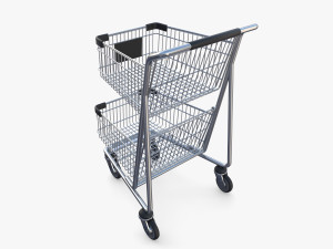 Shopping cart v9 3D Model