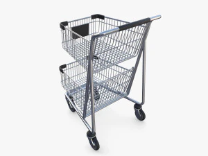 Shopping cart v9 3D Model