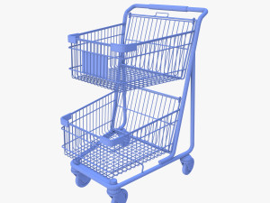 Shopping cart v9 3D Model