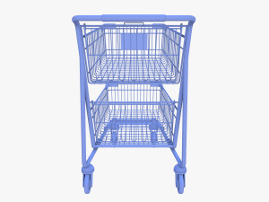 Shopping cart v9 3D Model