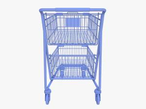 Shopping cart v9 3D Model