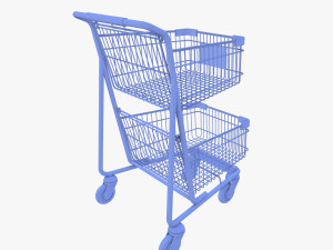 Shopping cart v9 3D Model
