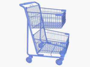 Shopping cart v9 3D Model