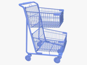 Shopping cart v9 3D Model