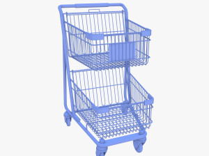 Shopping cart v9 3D Model