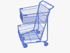 Shopping cart v9 3D Model