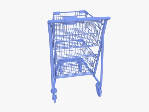 Shopping cart v9 3D Model