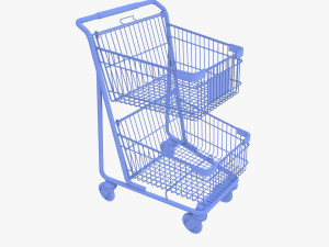 Shopping cart v9 3D Model