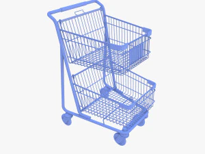 Shopping cart v9 3D Model