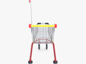 Kid shopping cart v1 3D Model