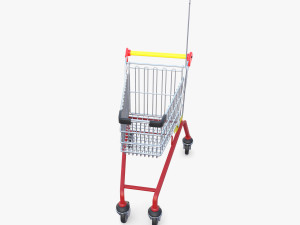 Kid shopping cart v1 Modello 3D