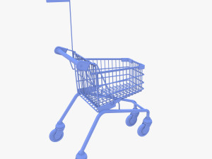 Kid shopping cart v1 Modello 3D